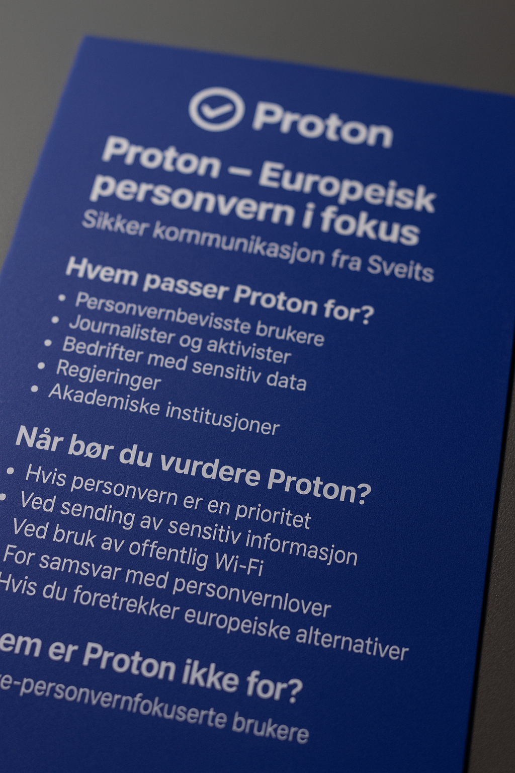 Ptoton fore your privacy